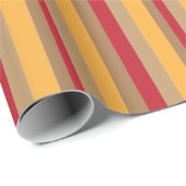 Kleurrijke verticale strepen Modern Cadeaupapier (Rol Hoek)