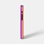Kleurrijke verticale strepen ontwerp iPhone hoesje (Linkerkant)