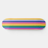 Kleurrijke verticale strepen ontwerp persoonlijk skateboard (Horizontaal)