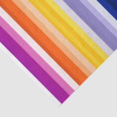 Kleurrijke verticale strepen ontwerp tissuepapier (Detail)