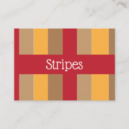 Kleurrijke verticale strepen visitekaartje