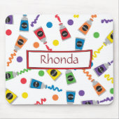 Kleurrijke verven muismat (Voorkant)