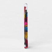 Kleurrijke verven spat "ICONISCHE" tekst in witte  Case-Mate iPhone Case (Achterkant/links)