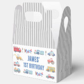 Kleurrijke Vervoer Verjaardag gunstbox Bedankdoosjes (Open)