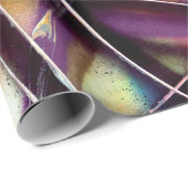 Kleurrijke verweven lijnen cadeaupapier (Rol Hoek)