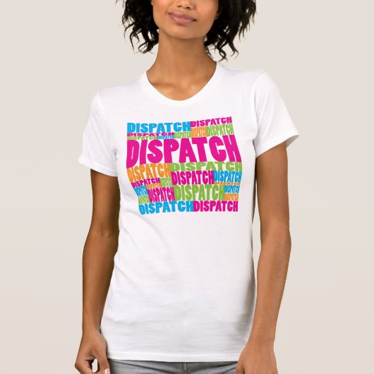 Kleurrijke verzending t-shirt (Voorkant)