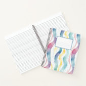 Kleurrijke vetgedrukte lijnen notitieboek (Binnen)