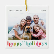 Kleurrijke Vette Letters Gelukkig Kerstmis Foto Ke