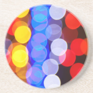 Kleurrijke vette lichten zandsteen onderzetter