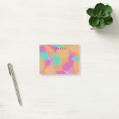 Kleurrijke Vette Moderne Artiestenpatroon + Douane Post-it® Notes (Kantoor)