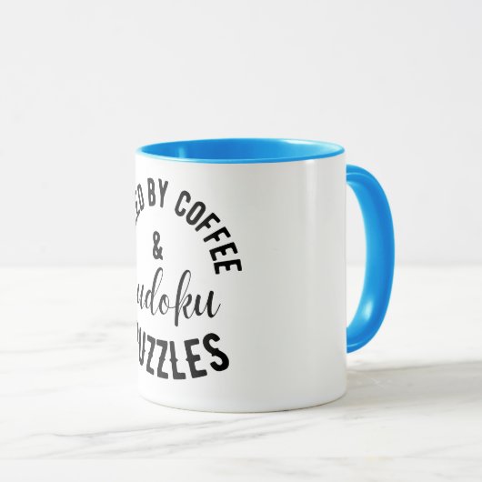 Kleurrijke Vibes: Pas de Mok van de Sudoku-koffie  (Voorkant rechts)