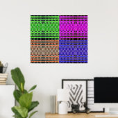 kleurrijke vibes poster (Thuiskantoor)