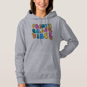 Kleurrijke Vibes van de vierde klas - Terug naar s Hoodie