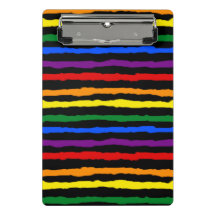 Kleurrijke vibrant Stripes regenboog op aangepaste