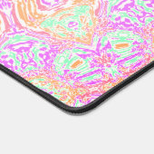 Kleurrijke Vibrant Trippy Hippie Boho Mandala Bureaumat (Hoek)