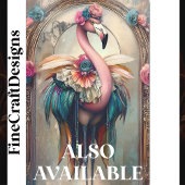 Kleurrijke Victoriaanse Carnaval Flamingo BH4 Deco Tissuepapier