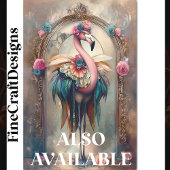 Kleurrijke Victoriaanse Carnaval Flamingo BH5 Deco Tissuepapier