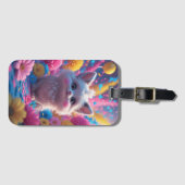 Kleurrijke viering van vreugde en geluk bagagelabel (Voorkant (horizontaal))