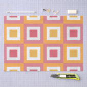 Kleurrijke vierkante geometrische tissuepapier (Craft)