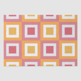 Kleurrijke vierkante geometrische tissuepapier