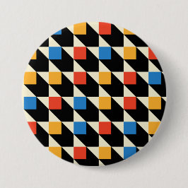 Kleurrijke vierkanten Button