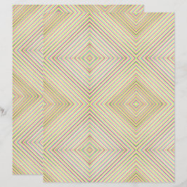 Kleurrijke vierkanten diamanten geometrisch patroo