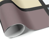 Kleurrijke vierkanten geometrisch cadeaupapier (Rol Hoek)