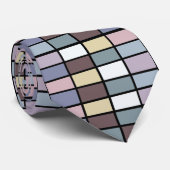 Kleurrijke vierkanten geometrisch stropdas (Opgerold)