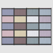 Kleurrijke vierkanten geometrisch tissuepapier (Voorkant)