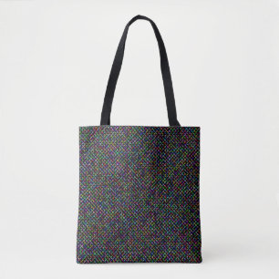 Kleurrijke vierkanten geometrisch uniek levendig p tote bag