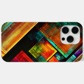 Kleurrijke vierkanten Modern Abstract kunstpatroon Case-Mate iPhone Case (Achterkant (horizontaal))