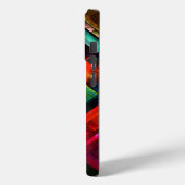 Kleurrijke vierkanten Modern Abstract kunstpatroon Case-Mate iPhone Case (Achterkant / Links)