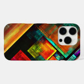 Kleurrijke vierkanten Modern Abstract kunstpatroon Case-Mate iPhone Case (Achterkant (horizontaal))