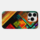 Kleurrijke vierkanten Modern Abstract kunstpatroon Case-Mate iPhone Case (Achterkant (horizontaal))