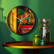 Kleurrijke vierkanten Modern Abstract kunstpatroon