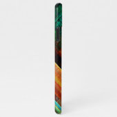 Kleurrijke vierkanten Modern Abstract kunstpatroon iPhone Hoesje (Rechterkant)