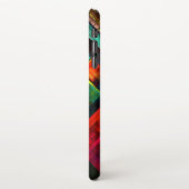 Kleurrijke vierkanten Modern Abstract kunstpatroon iPhone Hoesje (Linkerkant)