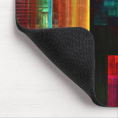 Kleurrijke vierkanten Modern Abstract kunstpatroon Muismat (Hoek)