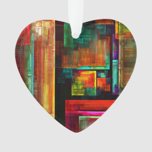 Kleurrijke vierkanten Modern Abstract kunstpatroon Ornament