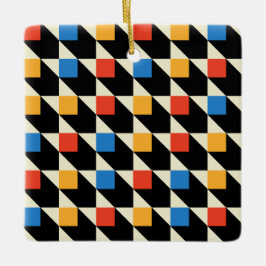 Kleurrijke vierkanten Ornament