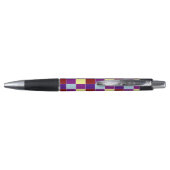 Kleurrijke Vierkanten Pen (Achterkant)