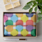 Kleurrijke Vierkanten Tissuepapier (Geschenk)