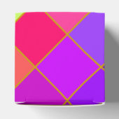 Kleurrijke vierkantjes Cadebox Bedankdoosjes (Bovenkant)