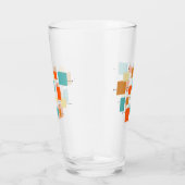 Kleurrijke vierkantjes Middeleeuwse Retrovierplein Glas (Rechts)