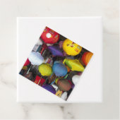 Kleurrijke Vietnamese hanglantaarns Bedankjes Labels (In situ)