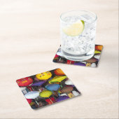 Kleurrijke Vietnamese hanglantaarns  Kartonnen Onderzetters (Insitu)