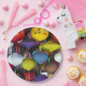 Kleurrijke Vietnamese hanglantaarns  Papieren Bordje (Feest)