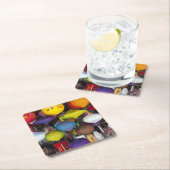 Kleurrijke Vietnamese lantaarns Kartonnen Onderzetters (Insitu)