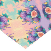 Kleurrijke vijg korte tafelloper (Hoek)