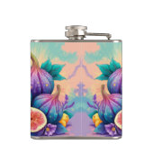 Kleurrijke vijg met beste vader ooit heupfles (Achterkant)